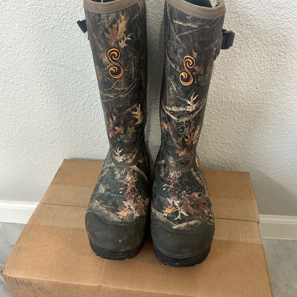 She Camouflage Outdoor Rubber Boots